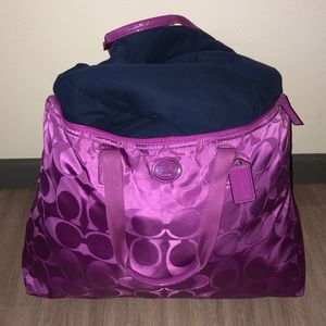 Coach carry-on bag Purple!
